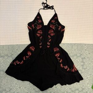 American Eagle Halter Romper